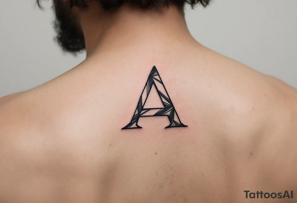 A tattoo that gives off fashion, and streetwear with inspiration from Virgil Abloh tattoo idea