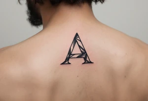 A tattoo that gives off fashion, and streetwear with inspiration from Virgil Abloh tattoo idea