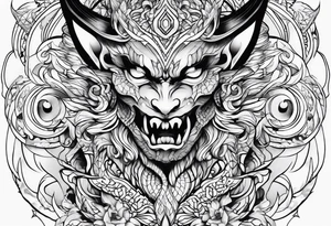 Demon stealing my soul tattoo idea