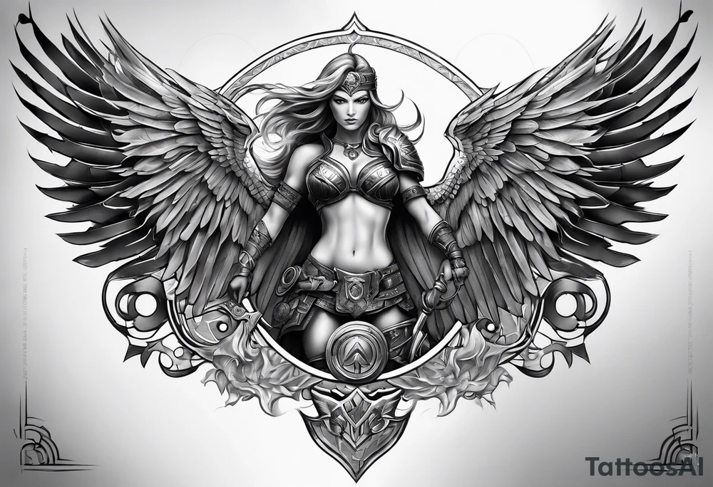 valkyrie tattoo idea