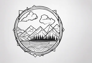 a tattoo representing fools gold by one direction tattoo idea