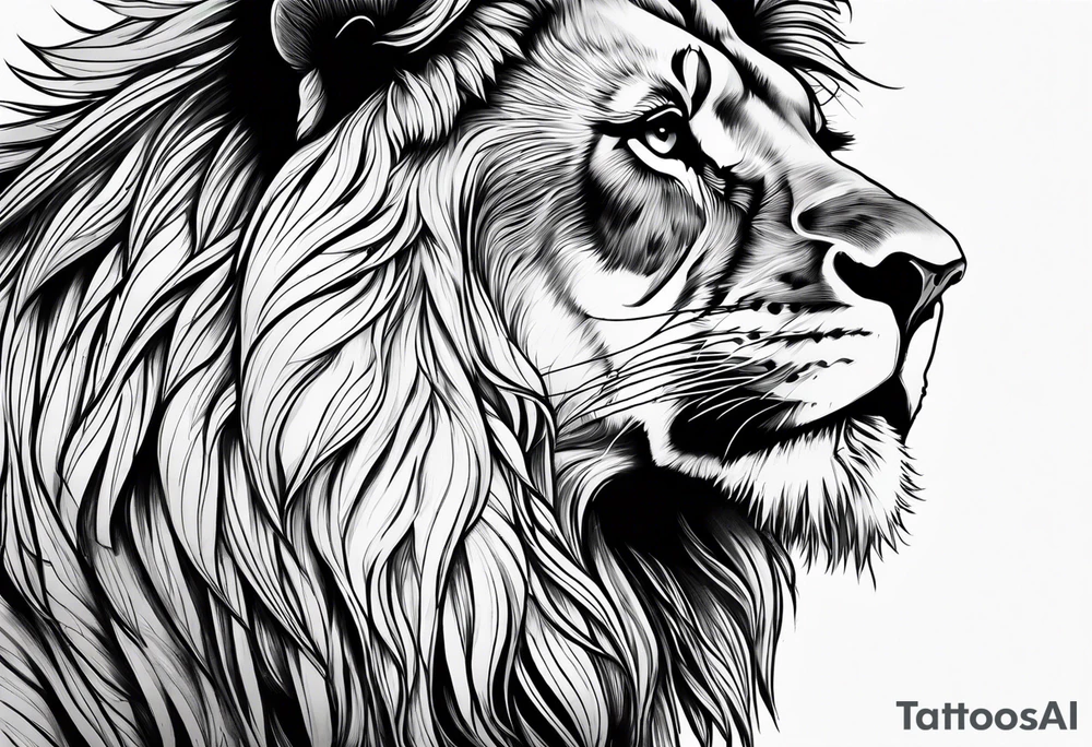 Lion tattoo idea