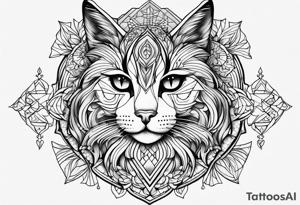 Siames cat tattoo idea