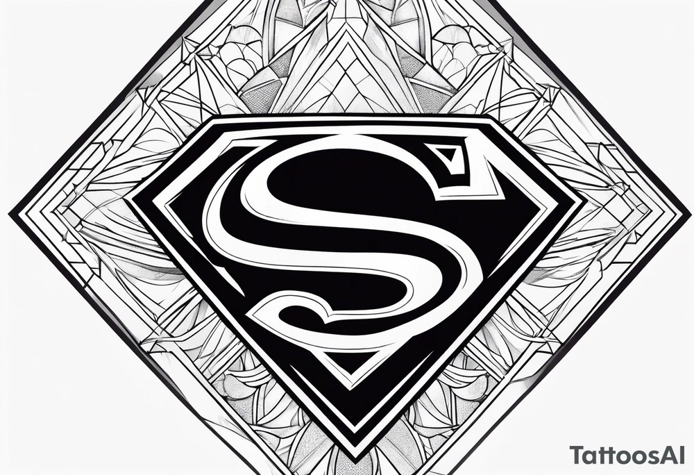 Superman nordic tattoo idea