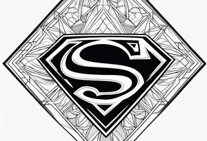 Superman nordic tattoo idea