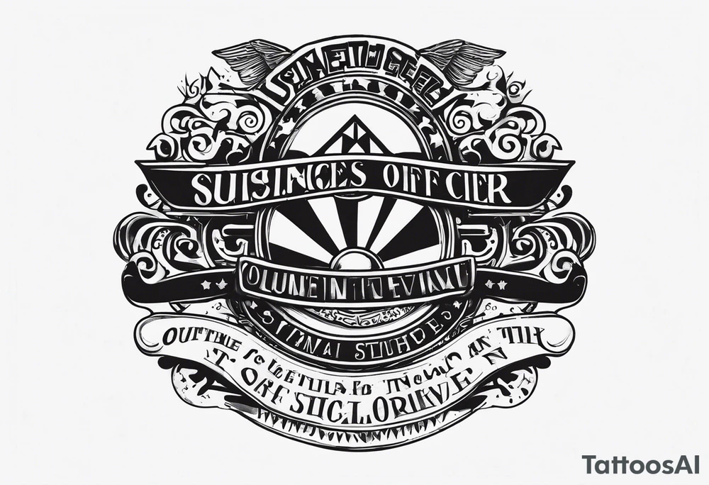 sunglasses Officer tattoo idea