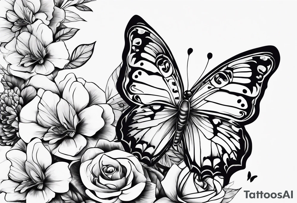 butterflies tattoo idea