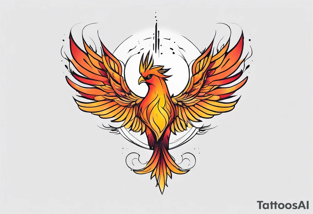 phoenix tattoo idea