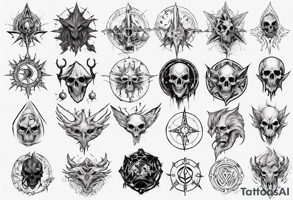 D&d warlock tattoo idea