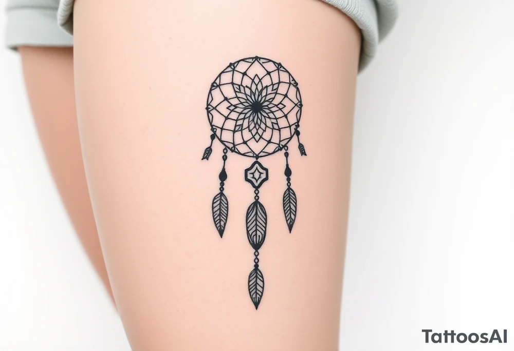 dreamcatcher tattoo idea