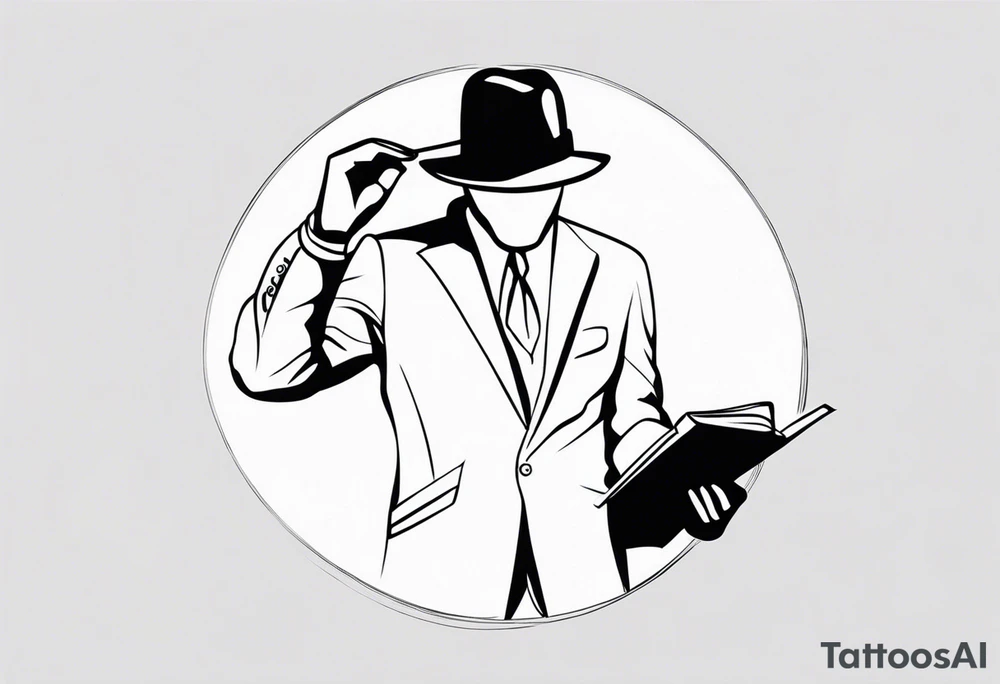 Invisible man tattoo idea