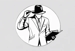Invisible man tattoo idea