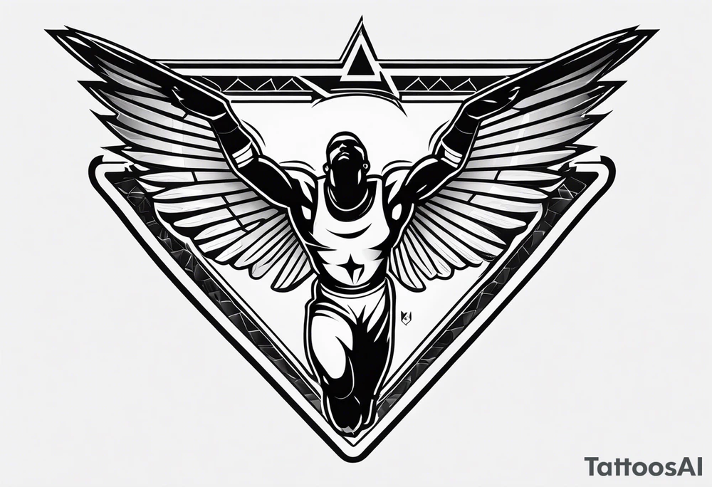 Jumpman logo tattoo idea