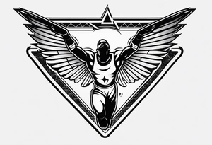 Jumpman logo tattoo idea