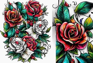 Knee tattoo tattoo idea