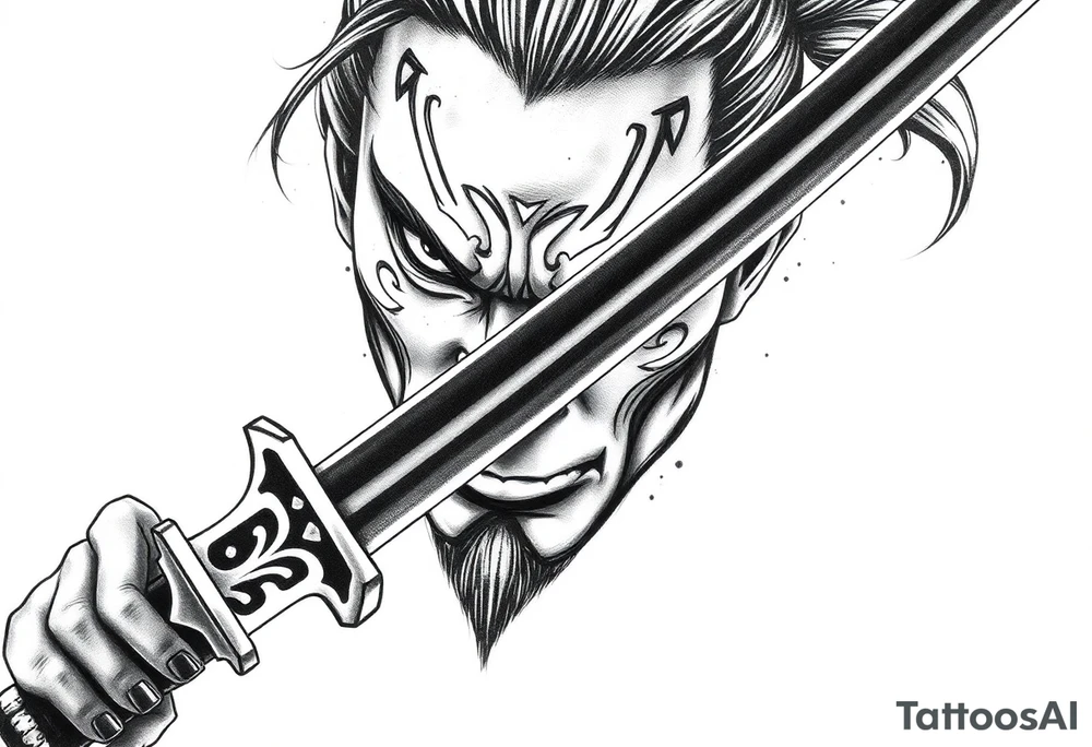 Katana, light on the bladd tattoo idea