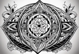 Create a tatoo symbolising freedom to live anywhere in the world tattoo idea