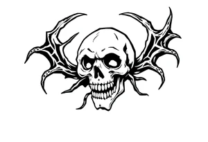 Black plague tattoo idea
