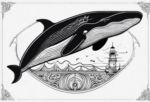 Create a tattoo wifi à dark whale tattoo idea