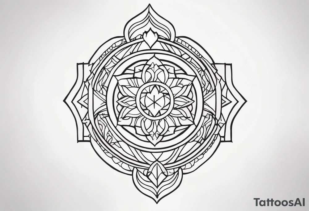 Forearm band tattoo tattoo idea