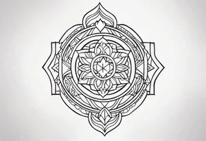 Forearm band tattoo tattoo idea