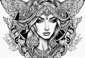 arc angel michael tattoo idea