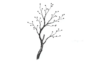 birch tree tattoo idea