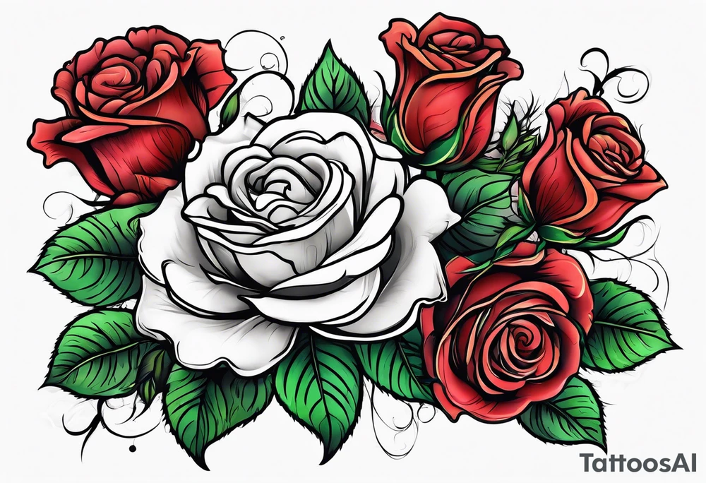 Roses tattoo idea