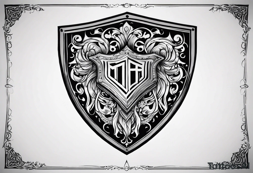 Valhalla shield tattoo idea
