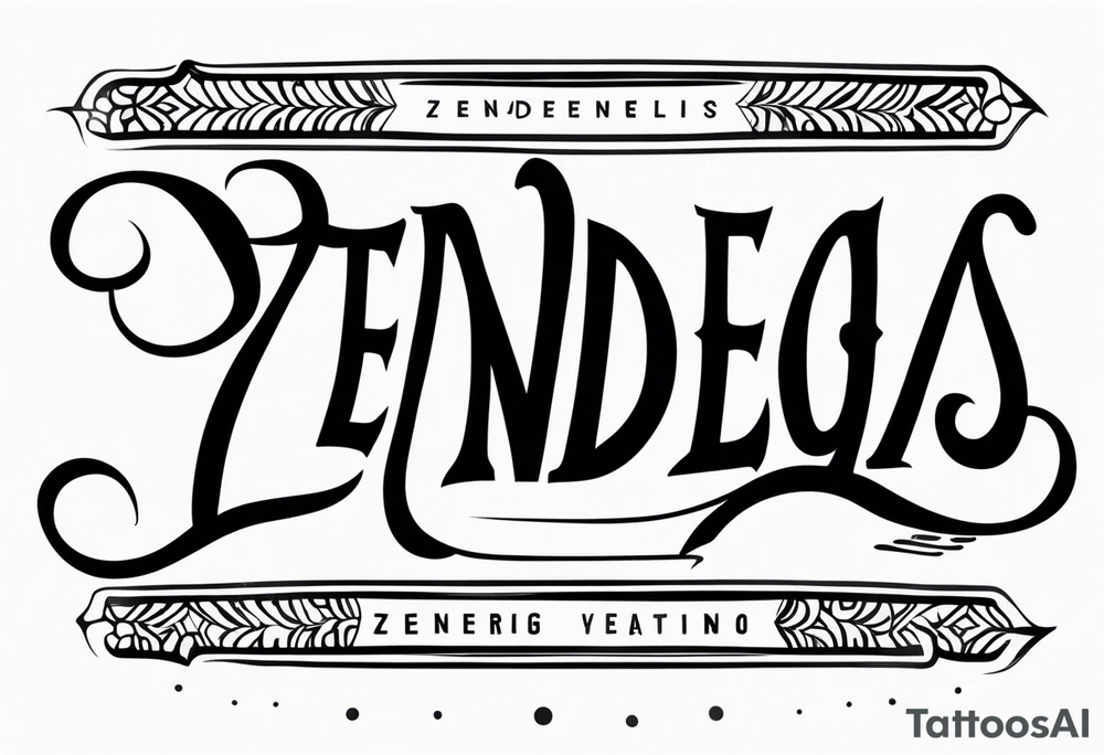 Forearm tattoo that says Zendejas tattoo idea