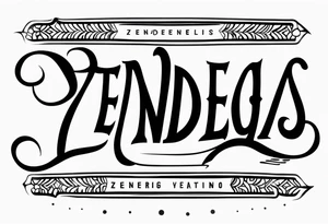 Forearm tattoo that says Zendejas tattoo idea