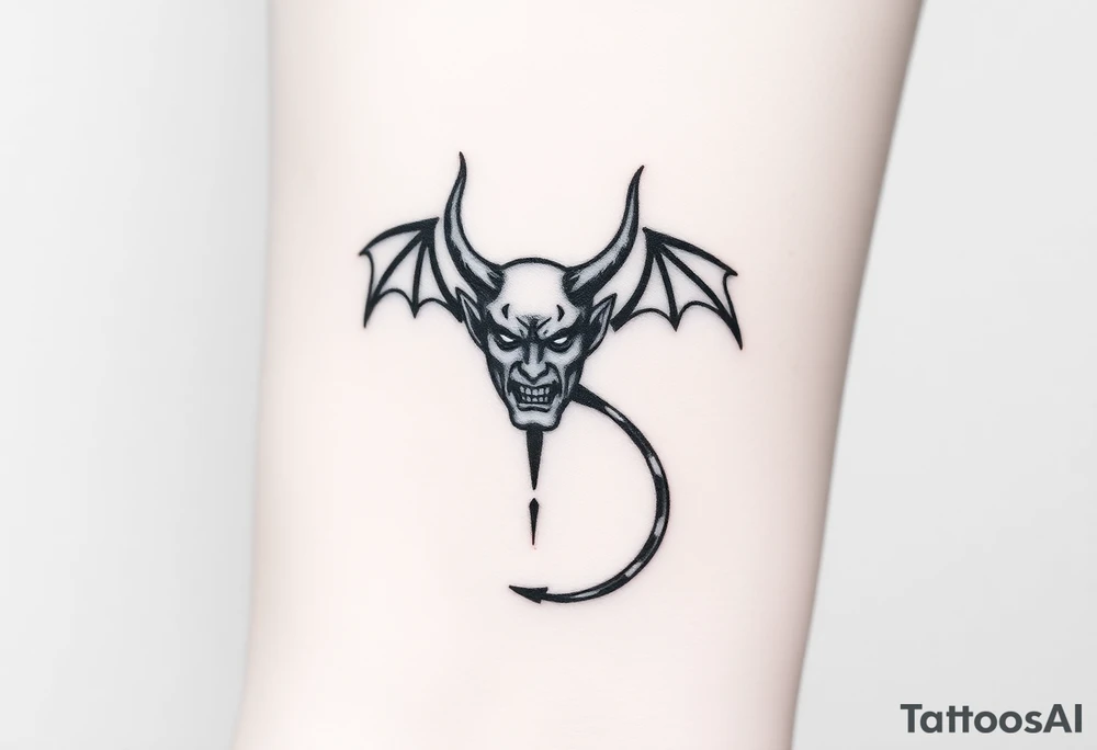 Devil tattoo tattoo idea