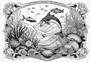 sea life tattoo idea