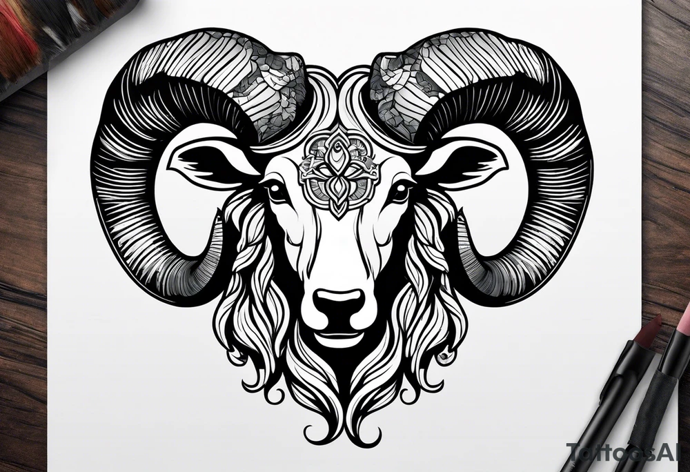 Aries tattoo idea