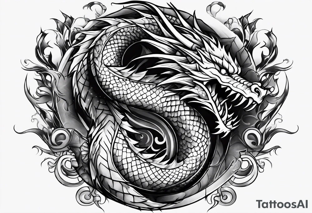 dragón tattoo idea