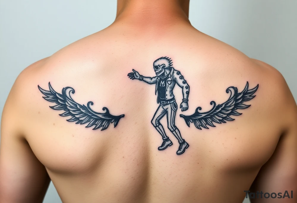 C3p0 american traditional punk rock two stepping tattoo idea