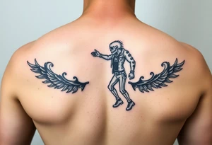 C3p0 american traditional punk rock two stepping tattoo idea