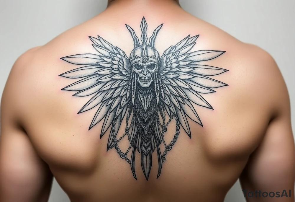 Anunnaki warrior tattoo idea