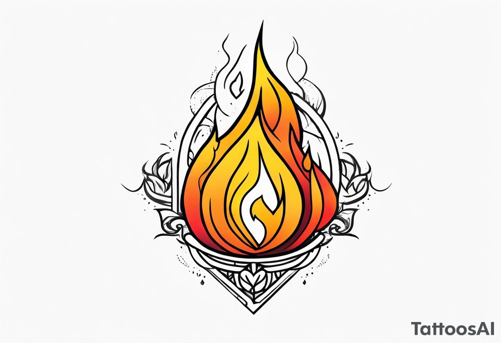 fire tattoo idea