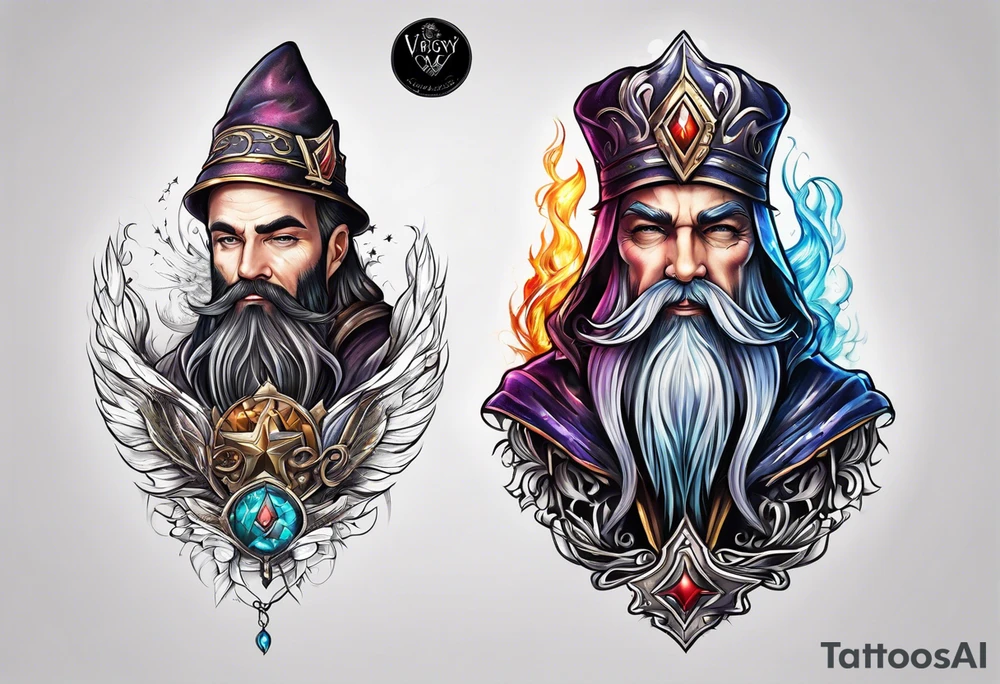 Wizard tattoo idea