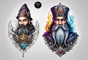 Wizard tattoo idea