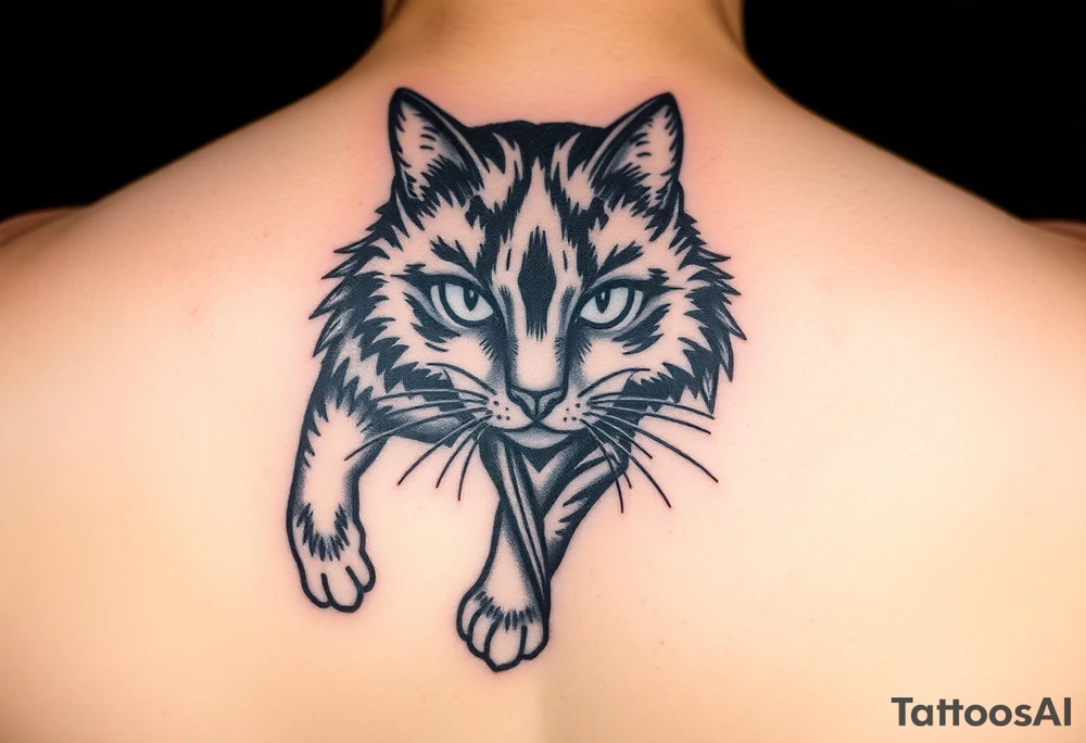 Black Cat tattoo idea