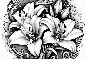 Lillies tattoo idea