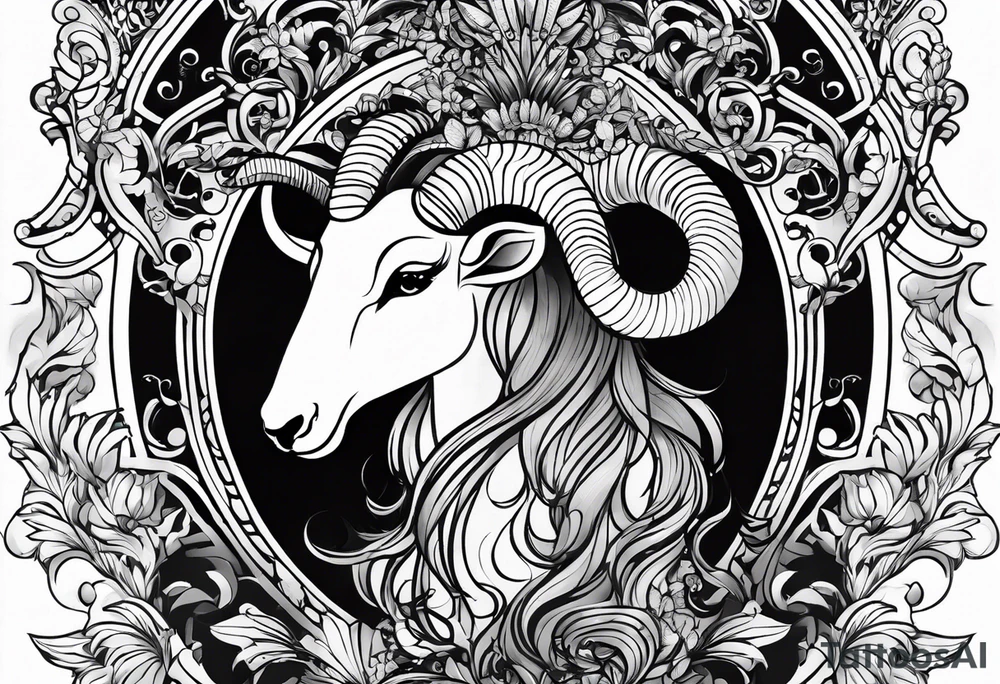 tattoo for my niece haven, she is an Aries tattoo idea