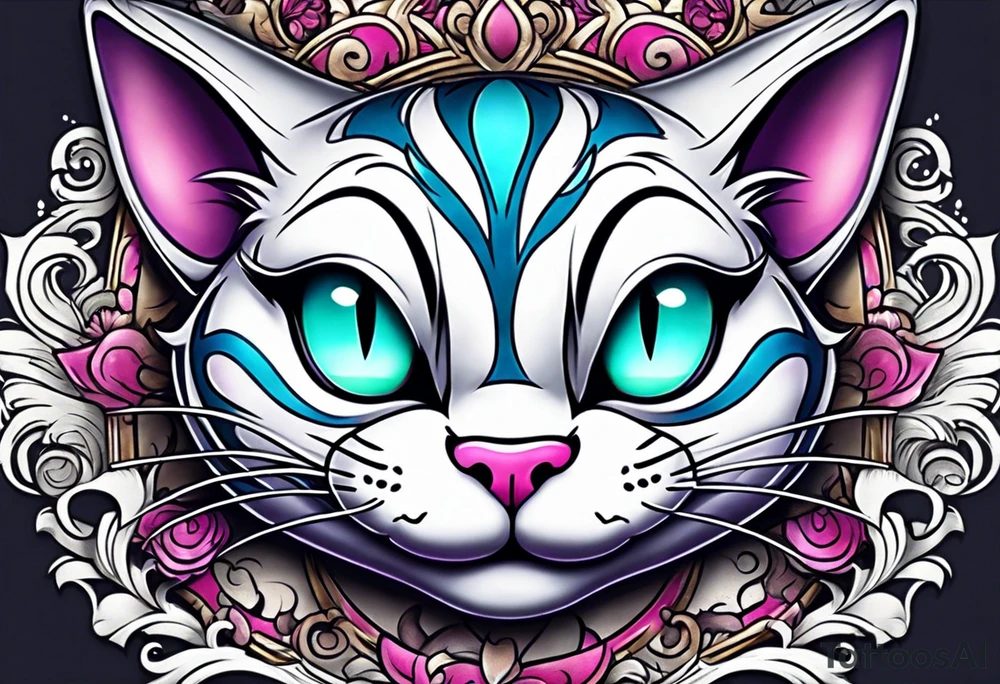 Disney Cheshire cat tattoo idea
