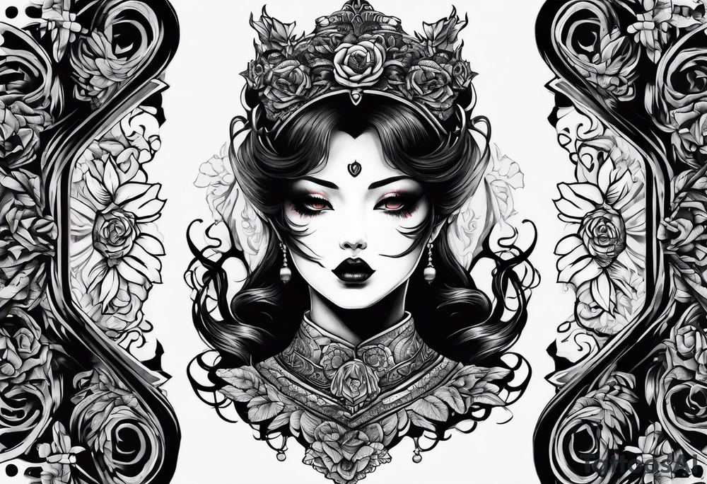 tomie horror forearm tattoo tattoo idea