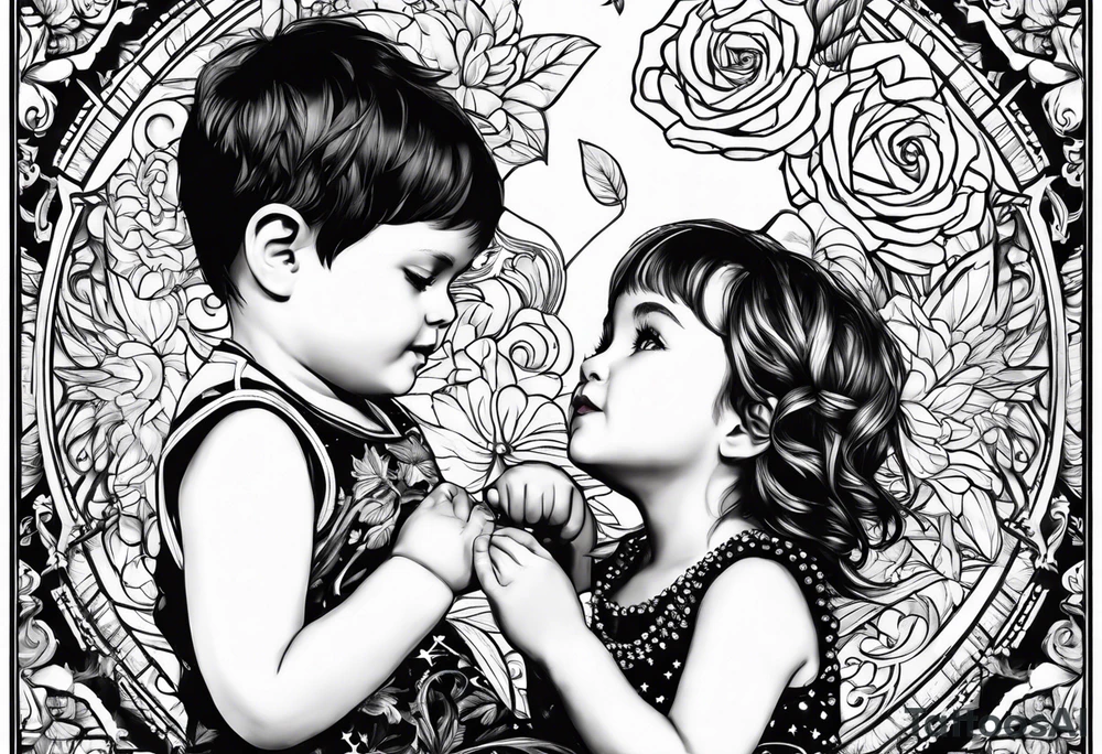 i have a little girl named tilly and boy named Weston i want a tattoo that would represent both of them tattoo idea