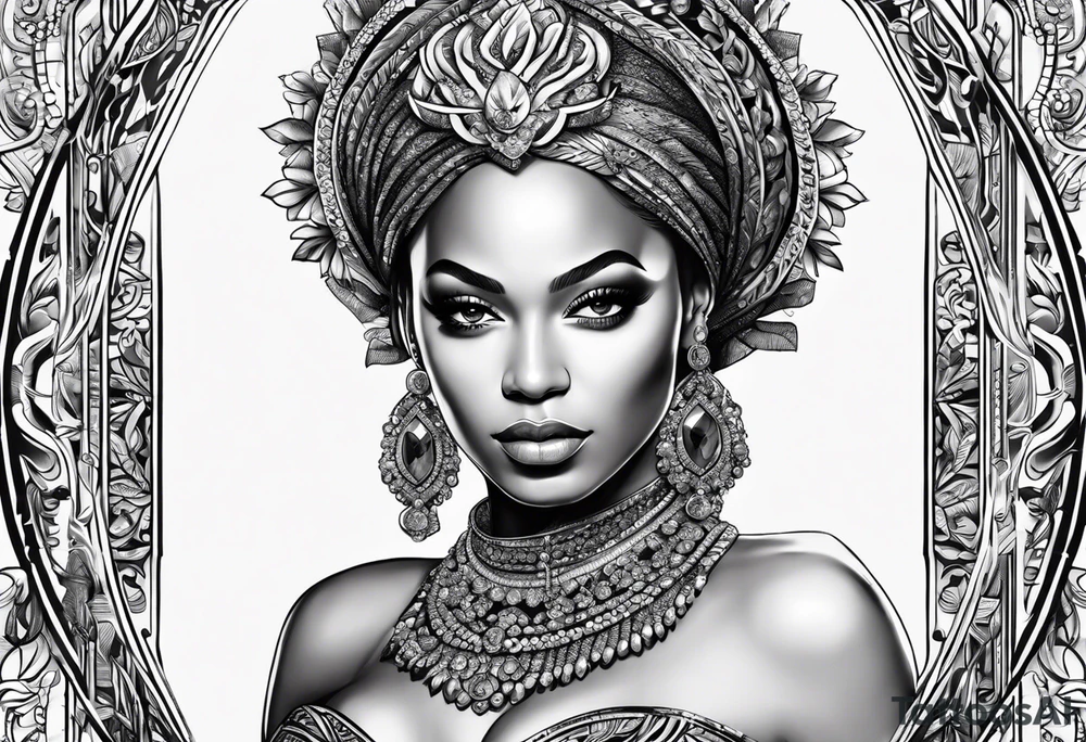 Beyonce Renaissance tattoo idea