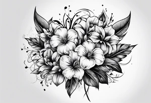 crossed paintbrushes tattoo idea