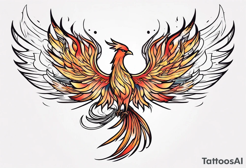 phoenix tattoo idea